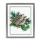 Stupell Industries Christmas Quail & Fir Floating Frame, design by Nancy Overton